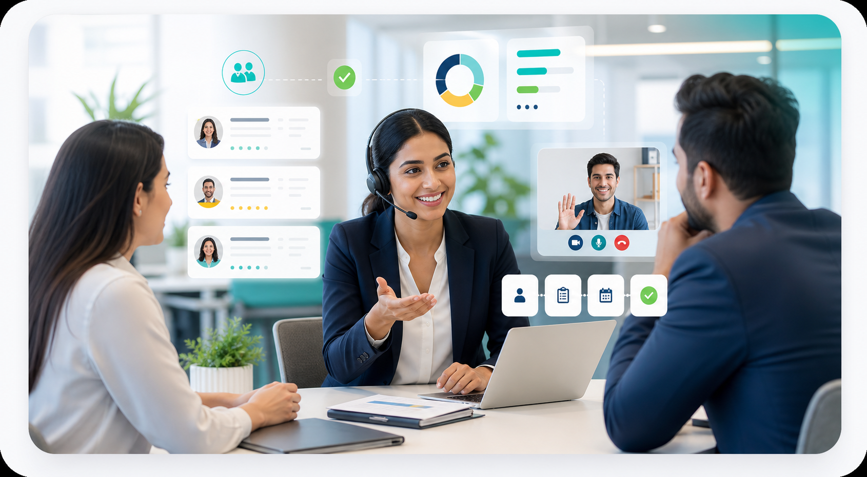 HireVexa support team helping candidates and businesses
